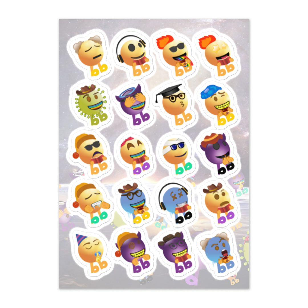 Megabb Buddy Stickers - Emojibb