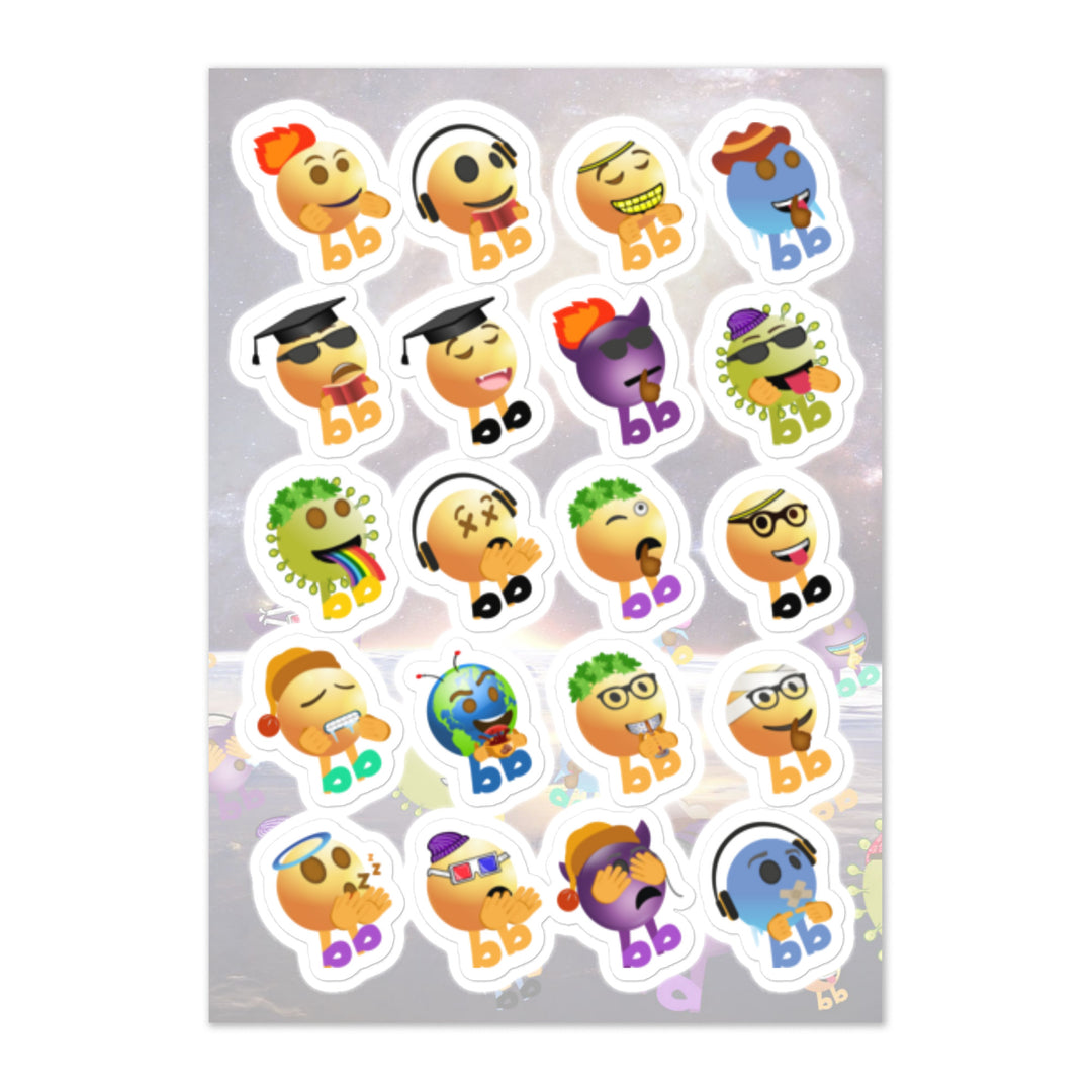 Megabb Buddy Stickers - Emojibb