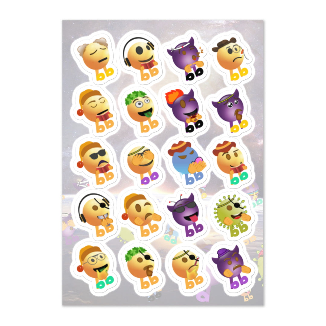 Megabb Buddy Stickers - Emojibb