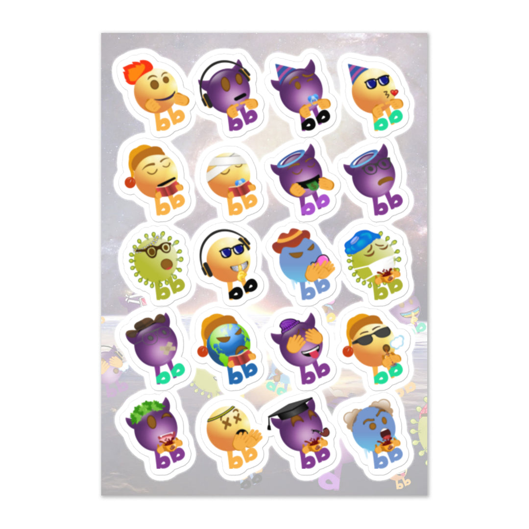 Megabb Buddy Stickers - Emojibb