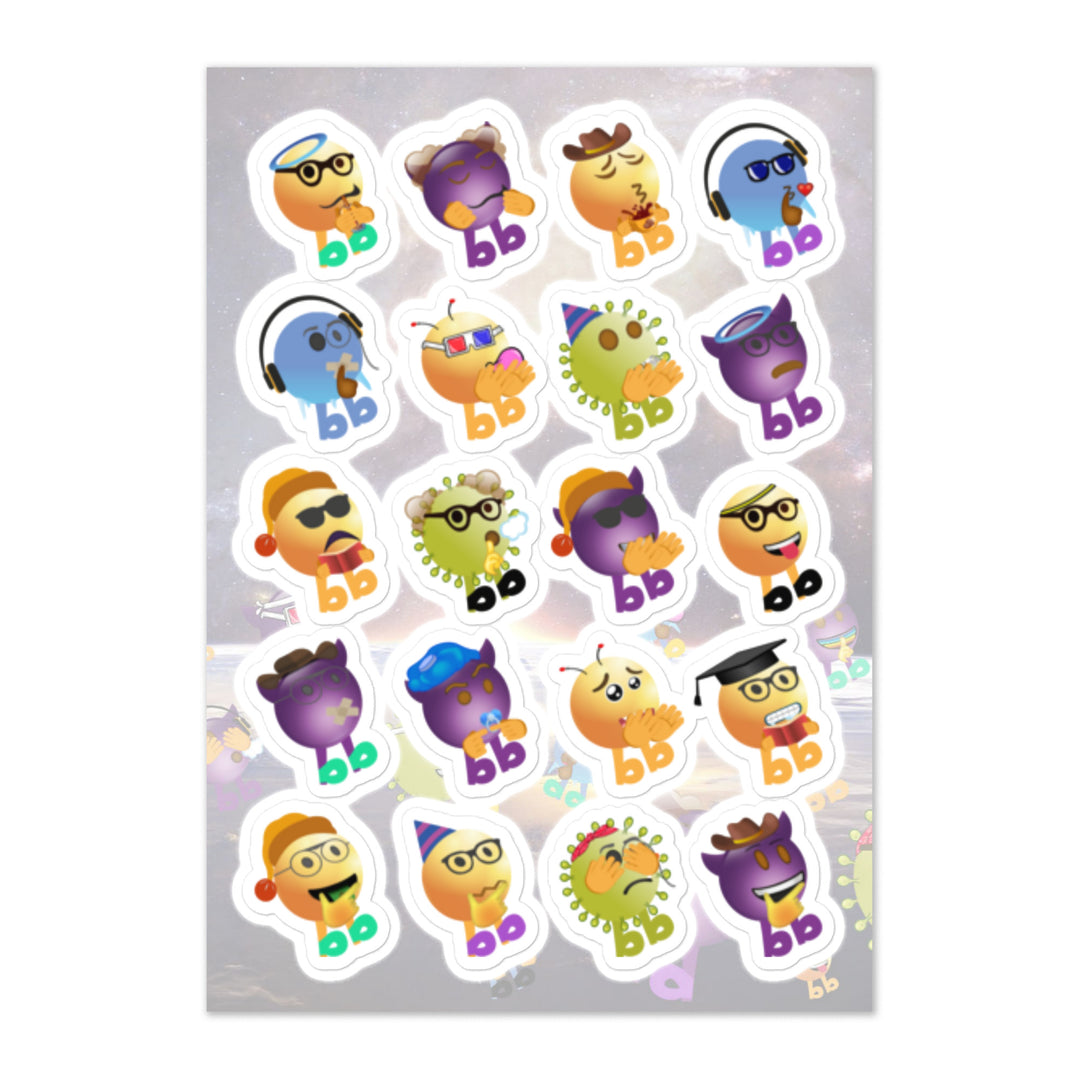 Megabb Buddy Stickers - Emojibb
