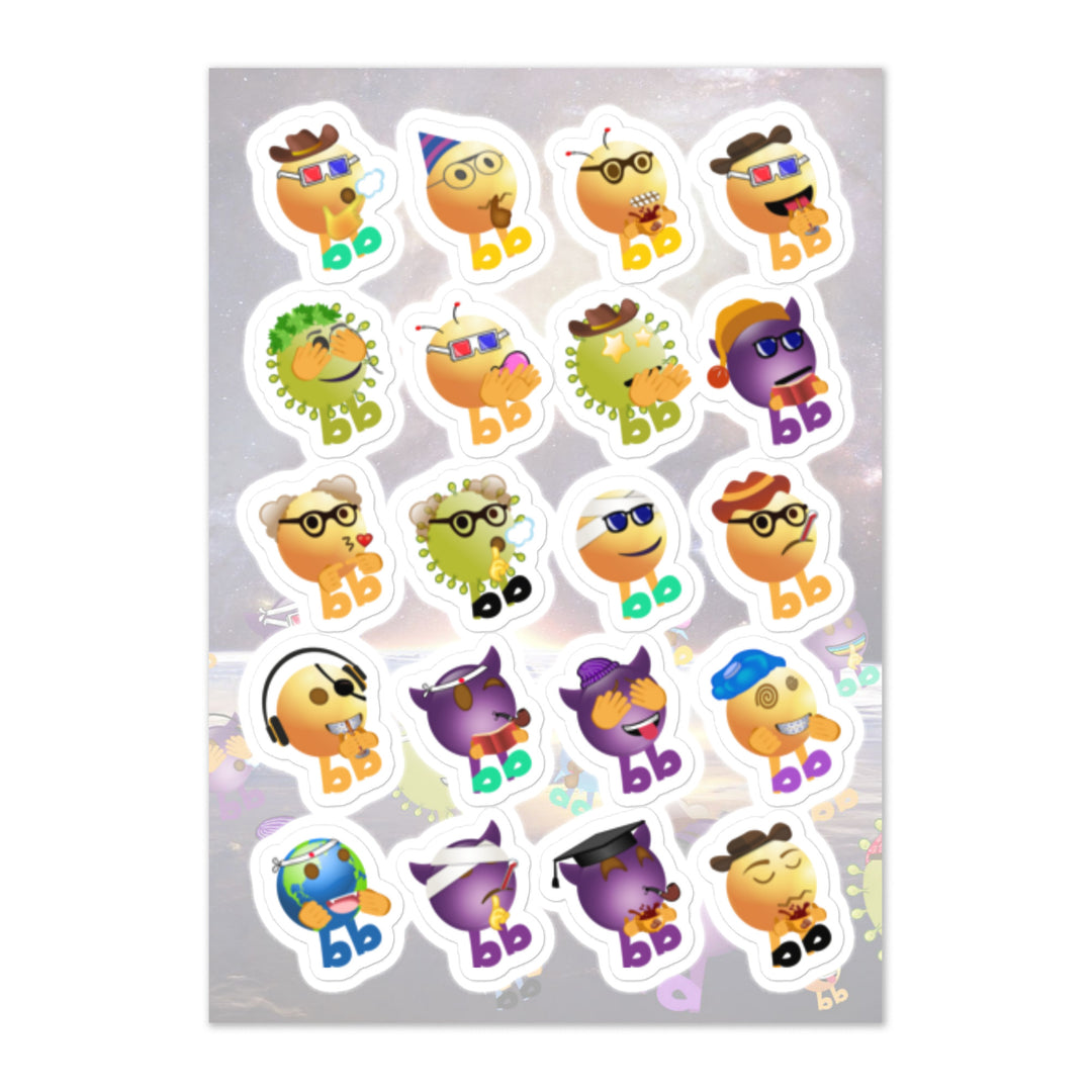 Megabb Buddy Stickers - Emojibb