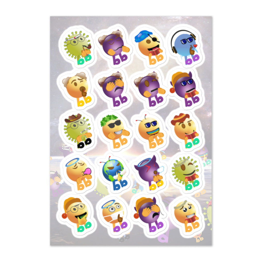 Megabb Buddy Stickers - Emojibb