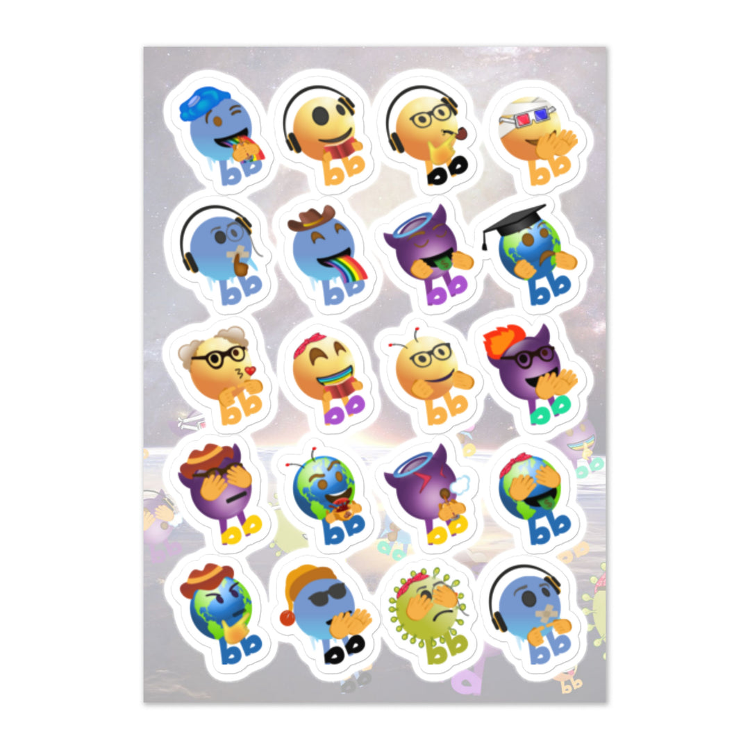 Megabb Buddy Stickers - Emojibb
