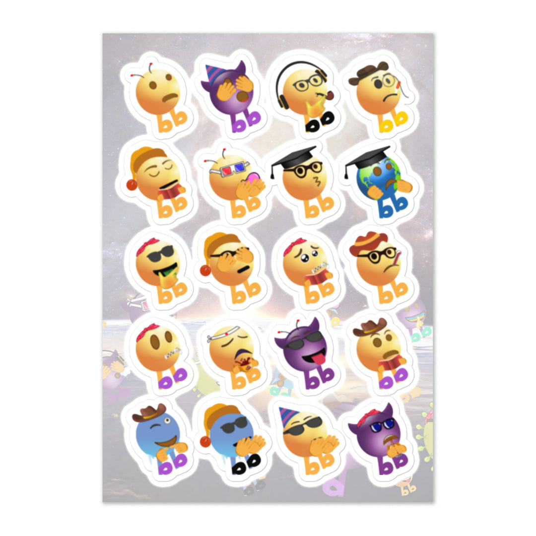 Megabb Buddy Stickers - Emojibb