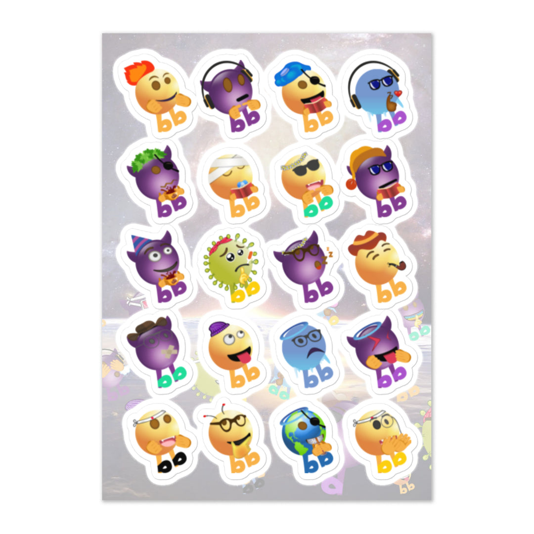 Megabb Buddy Stickers - Emojibb