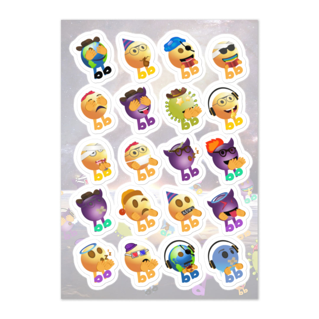 Megabb Buddy Stickers - Emojibb