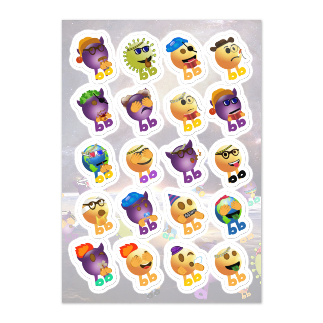 Megabb Buddy Stickers - Emojibb