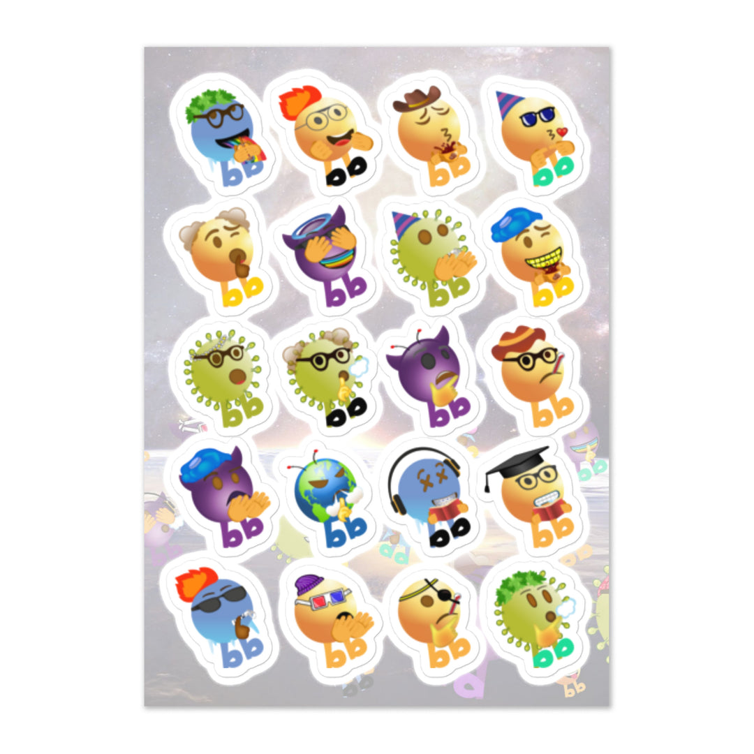 Megabb Buddy Stickers - Emojibb