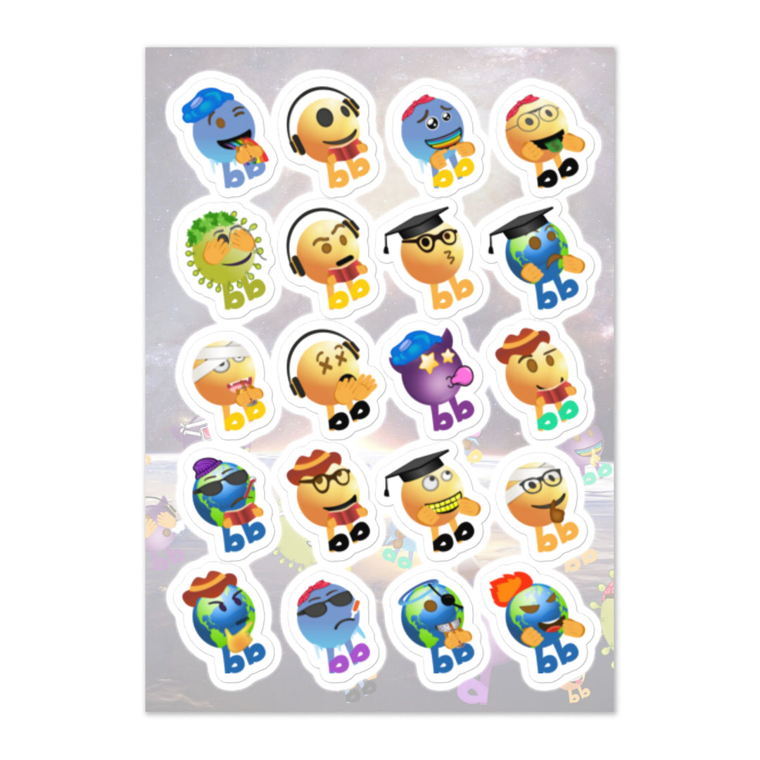 Megabb Buddy Stickers - Emojibb