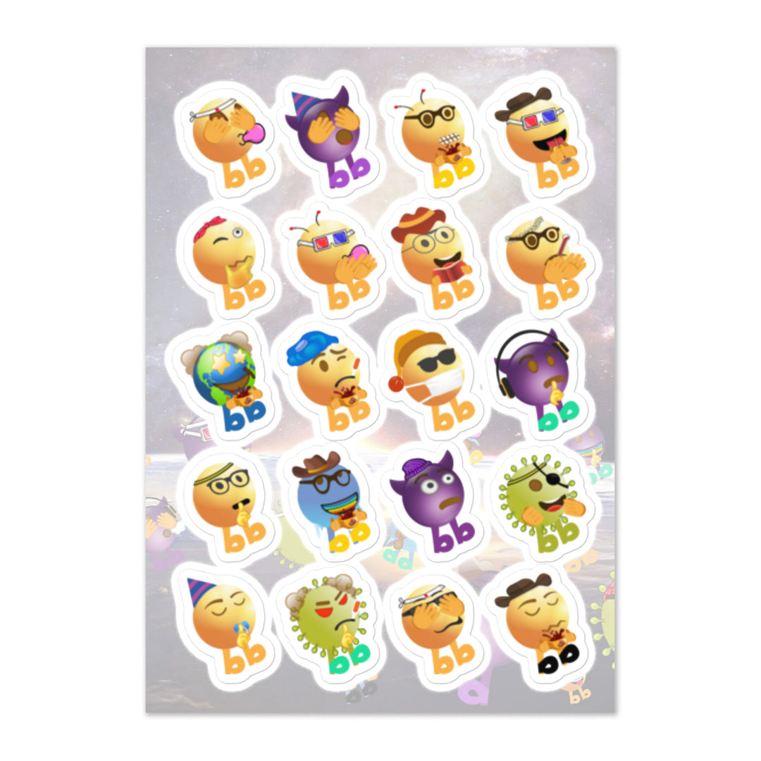 Megabb Buddy Stickers - Emojibb