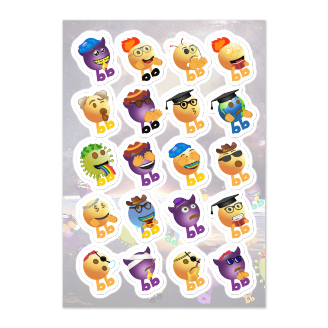 Megabb Buddy Stickers - Emojibb
