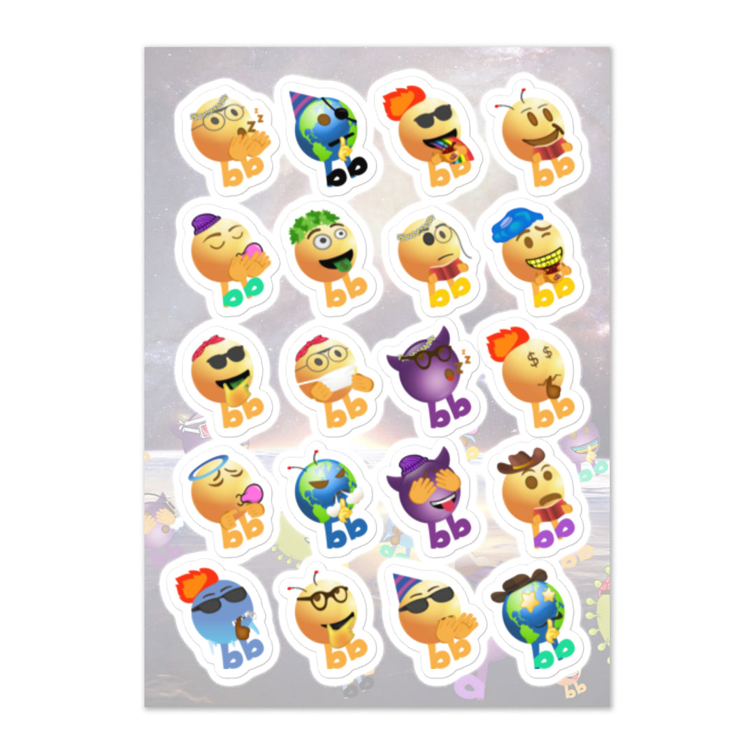 Megabb Buddy Stickers - Emojibb