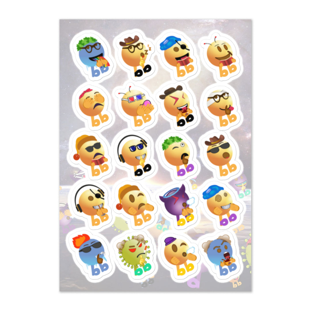 Megabb Buddy Stickers - Emojibb