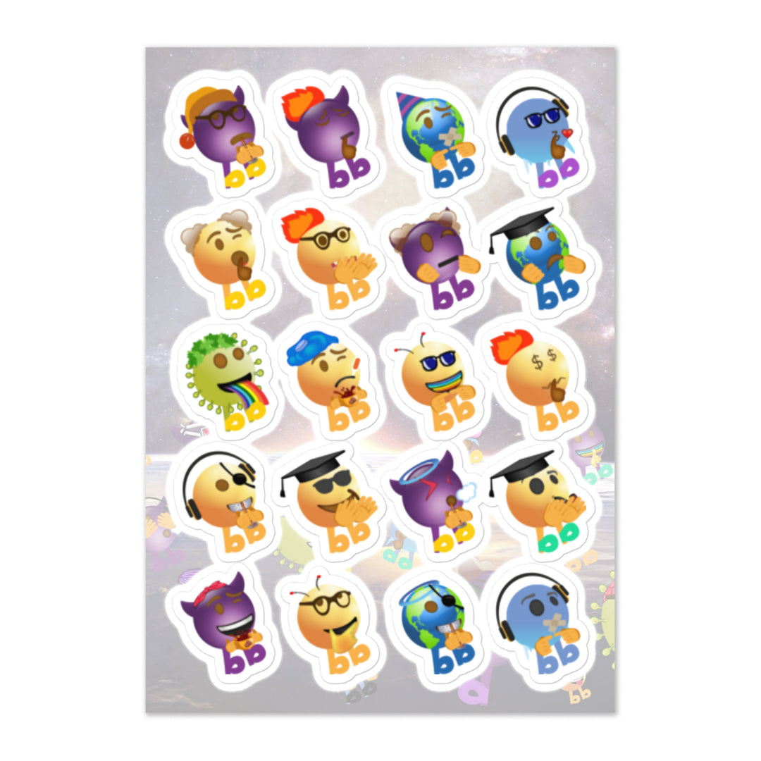 Megabb Buddy Stickers - Emojibb