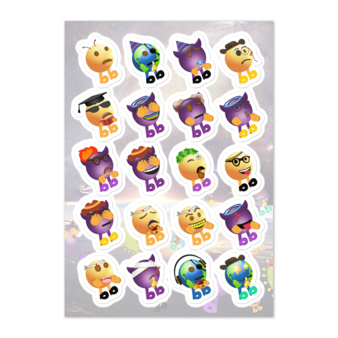 Megabb Buddy Stickers - Emojibb