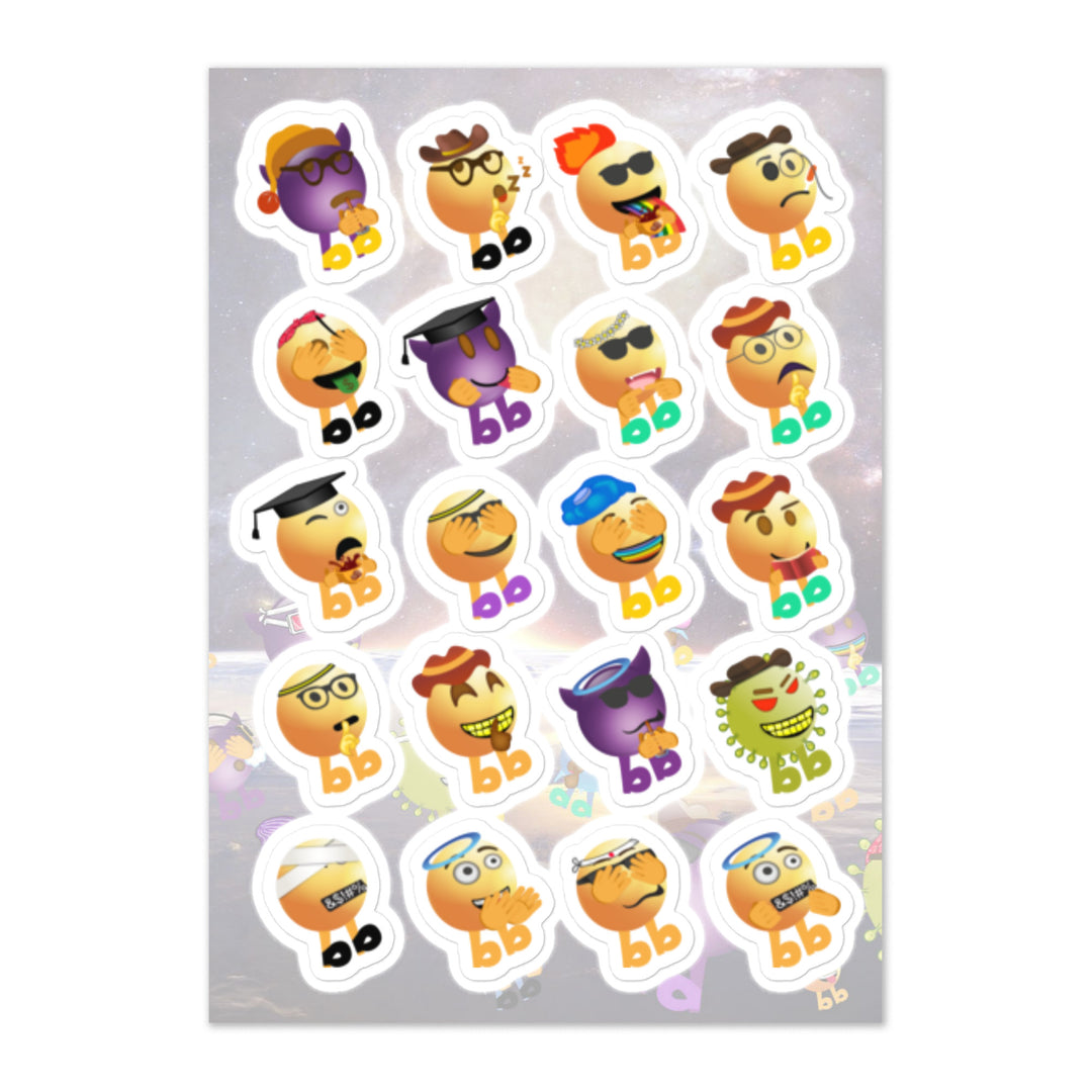 Megabb Buddy Stickers - Emojibb