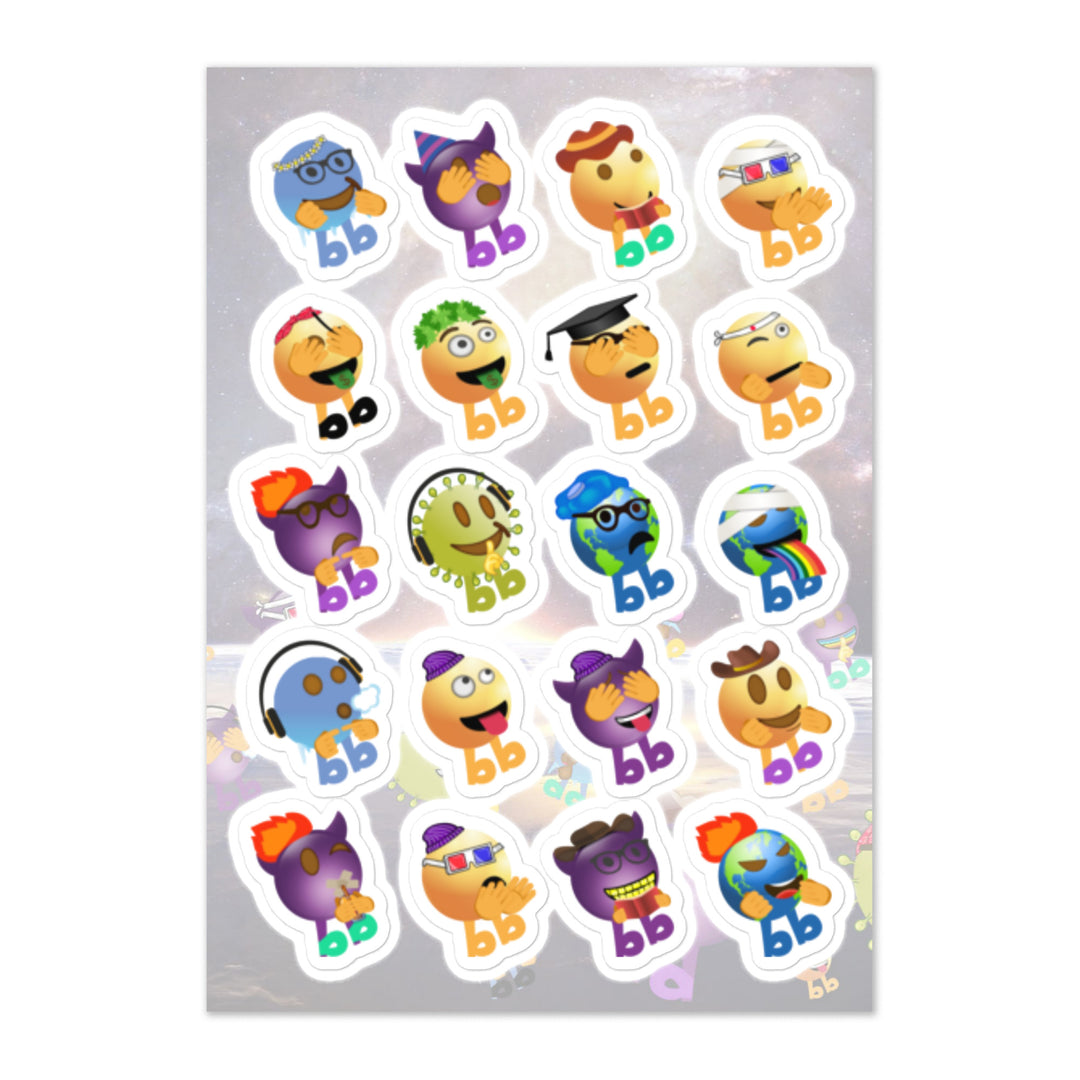 Megabb Buddy Stickers - Emojibb