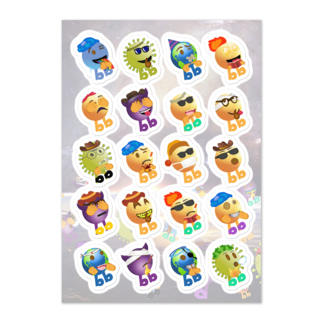 Megabb Buddy Stickers - Emojibb