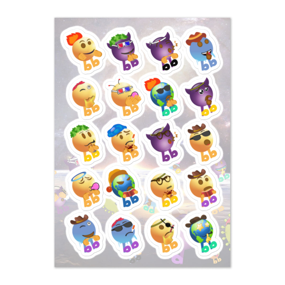 Megabb Buddy Stickers - Emojibb
