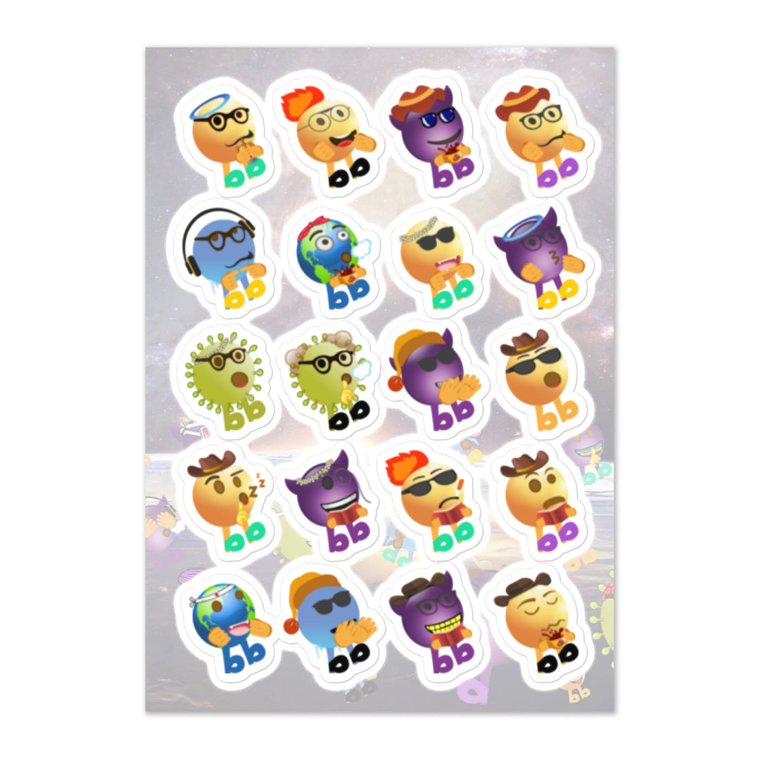Megabb Buddy Stickers - Emojibb