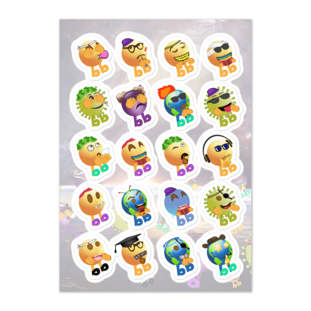 Megabb Buddy Stickers - Emojibb