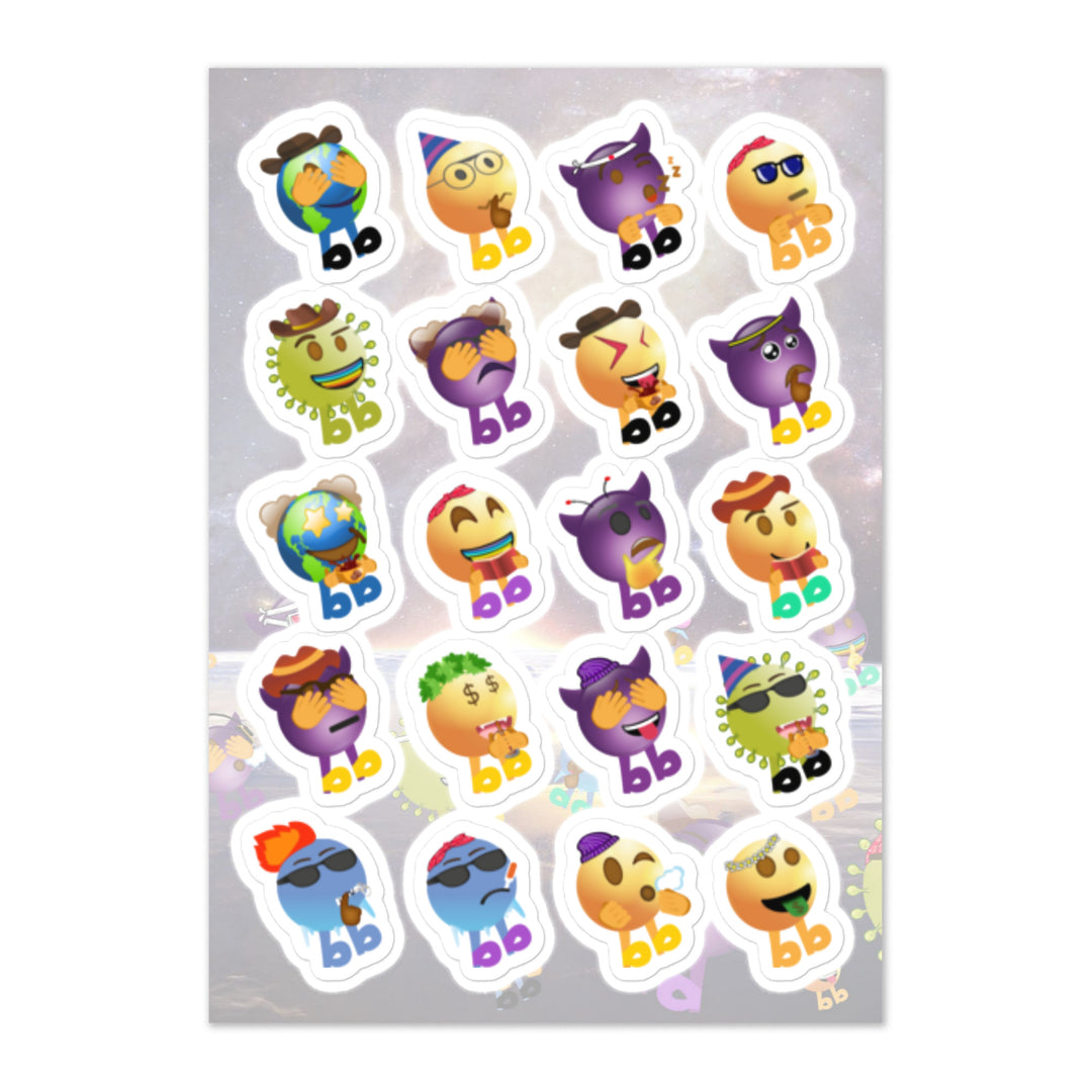 Megabb Buddy Stickers - Emojibb