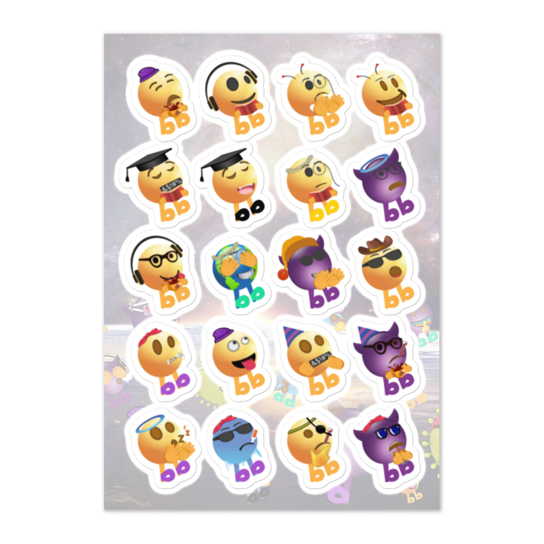 Megabb Buddy Stickers - Emojibb
