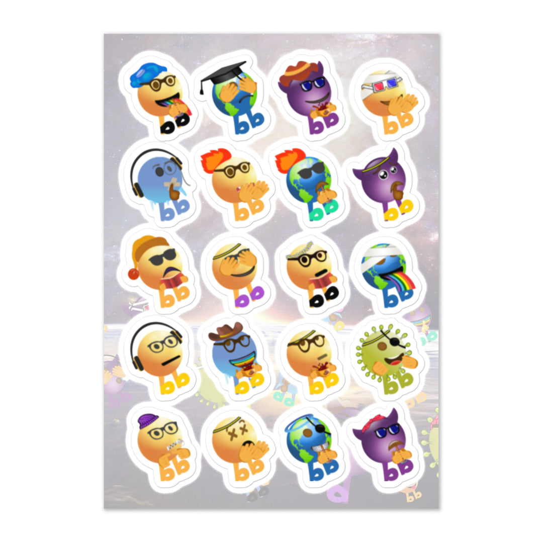 Megabb Buddy Stickers - Emojibb