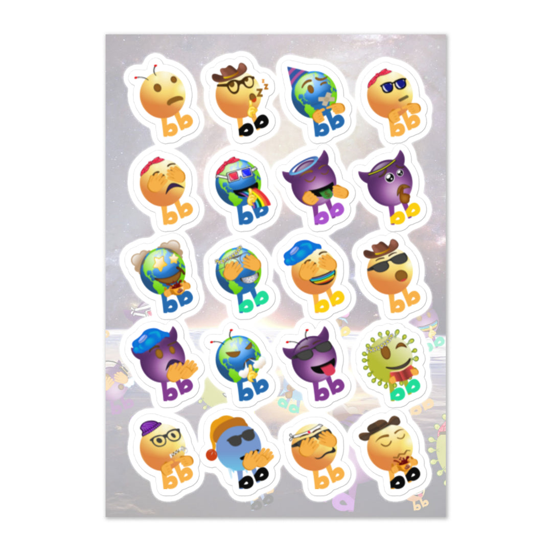 Megabb Buddy Stickers - Emojibb