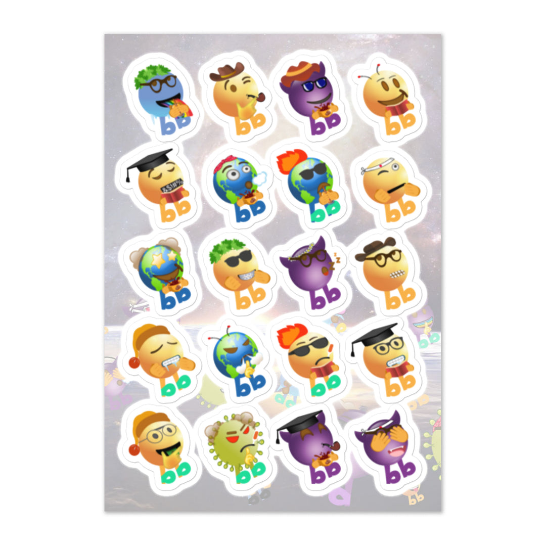 Megabb Buddy Stickers - Emojibb
