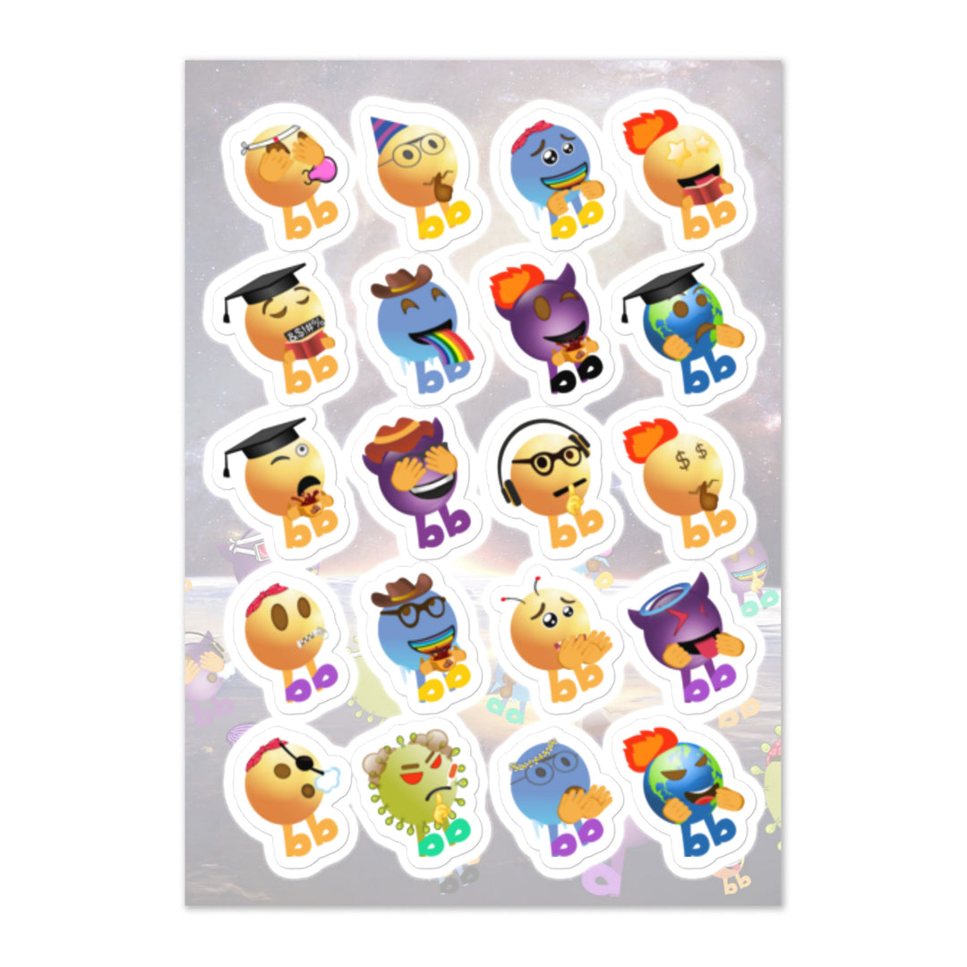 Megabb Buddy Stickers - Emojibb