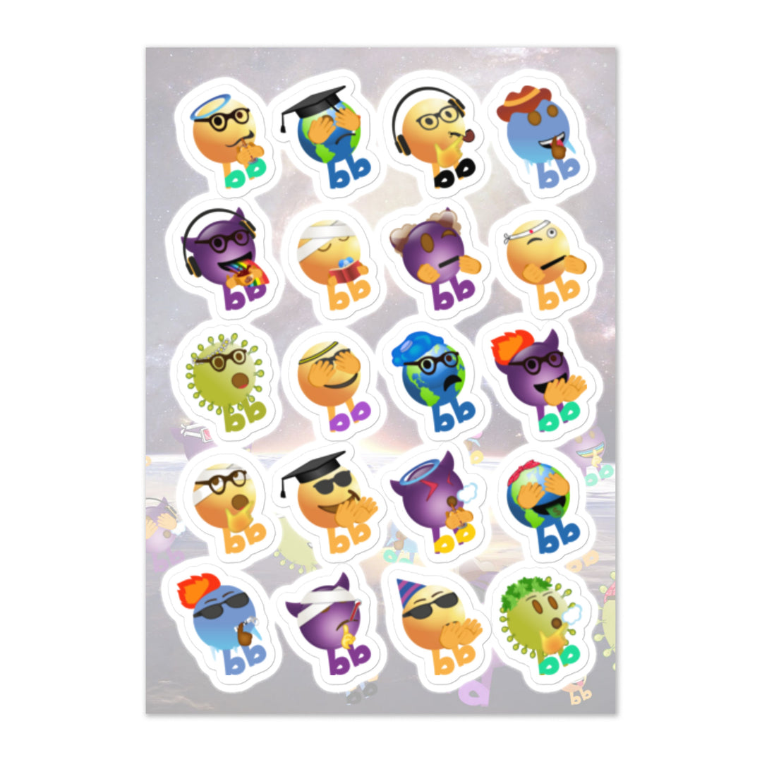 Megabb Buddy Stickers - Emojibb