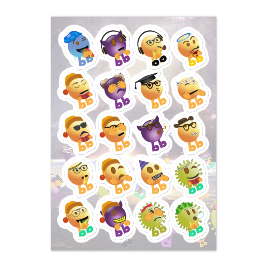 Megabb Buddy Stickers - Emojibb