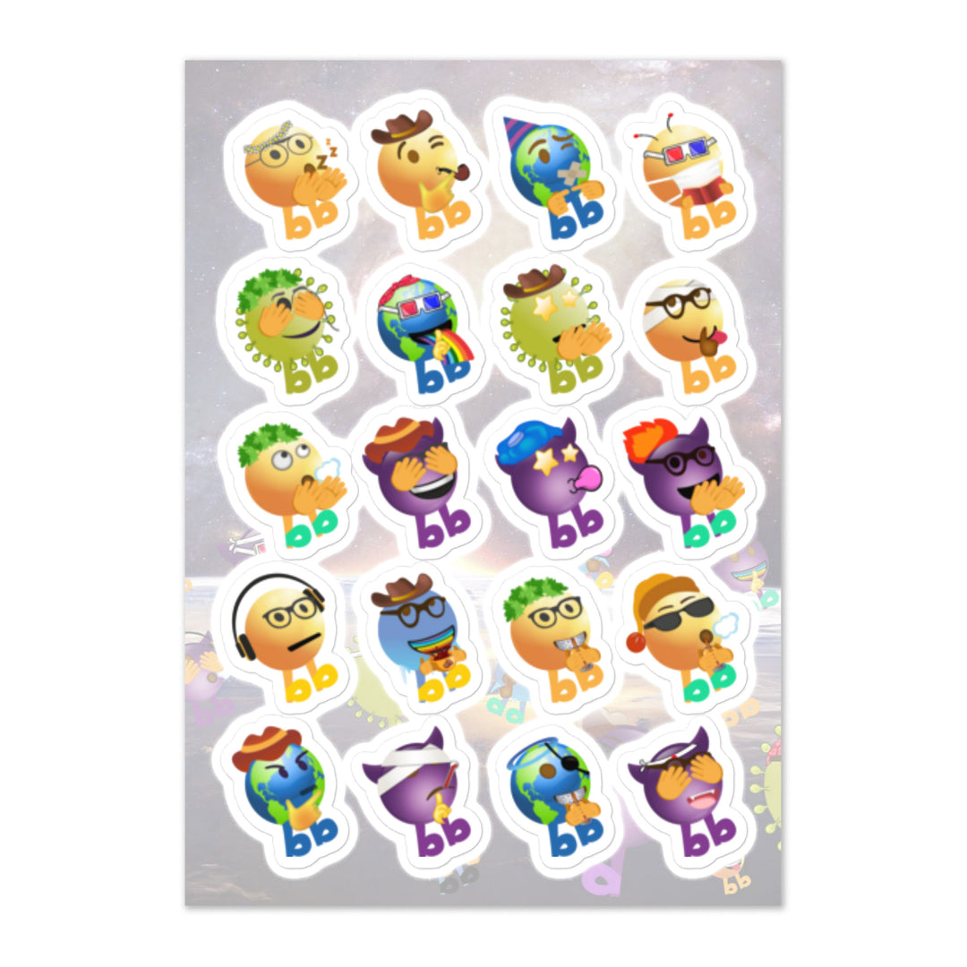Megabb Buddy Stickers - Emojibb