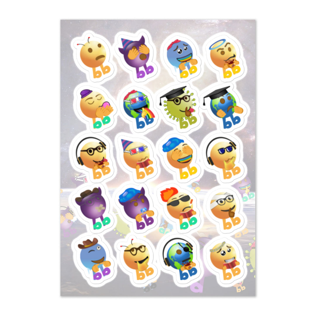 Megabb Buddy Stickers - Emojibb