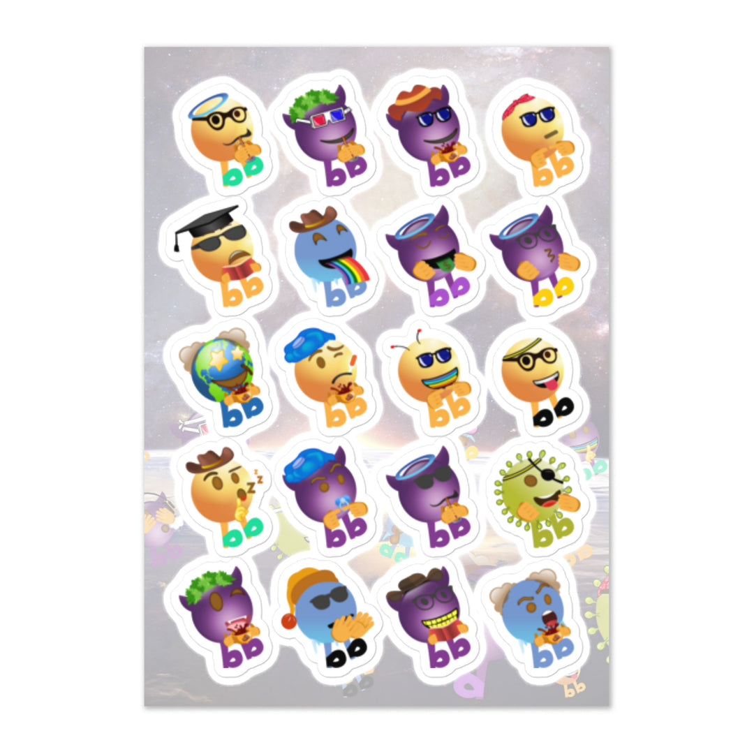 Megabb Buddy Stickers - Emojibb