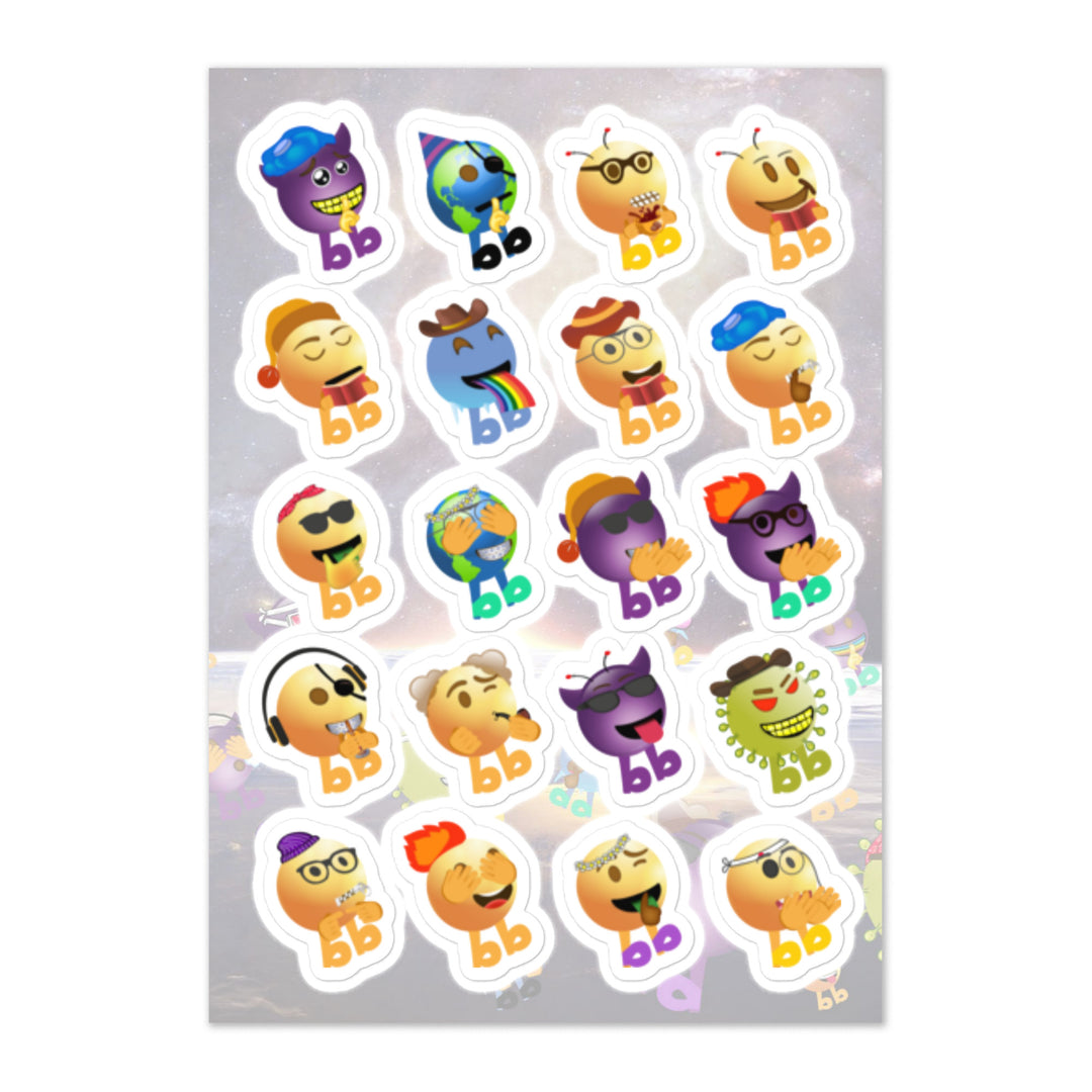 Megabb Buddy Stickers - Emojibb