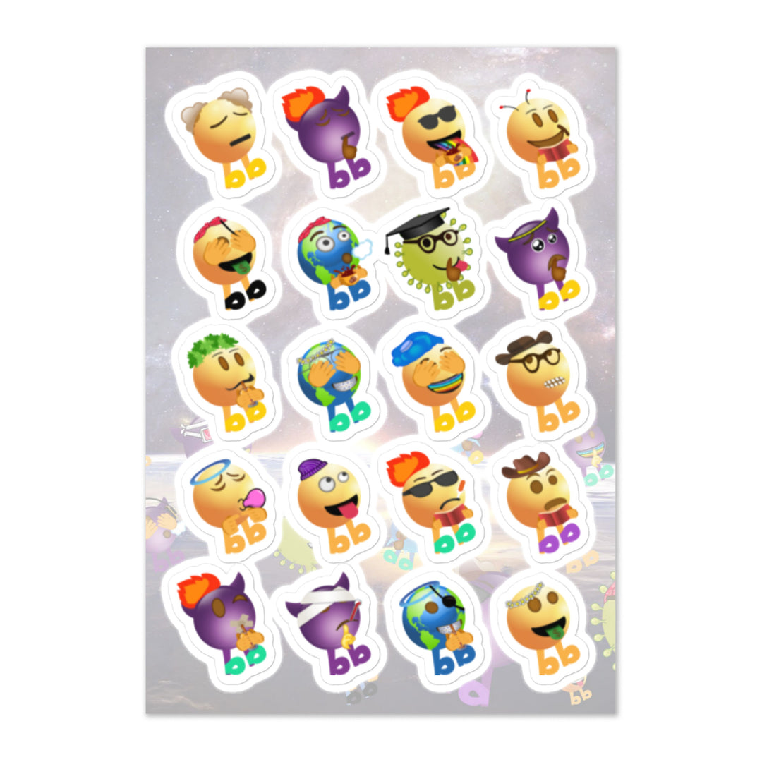 Megabb Buddy Stickers - Emojibb