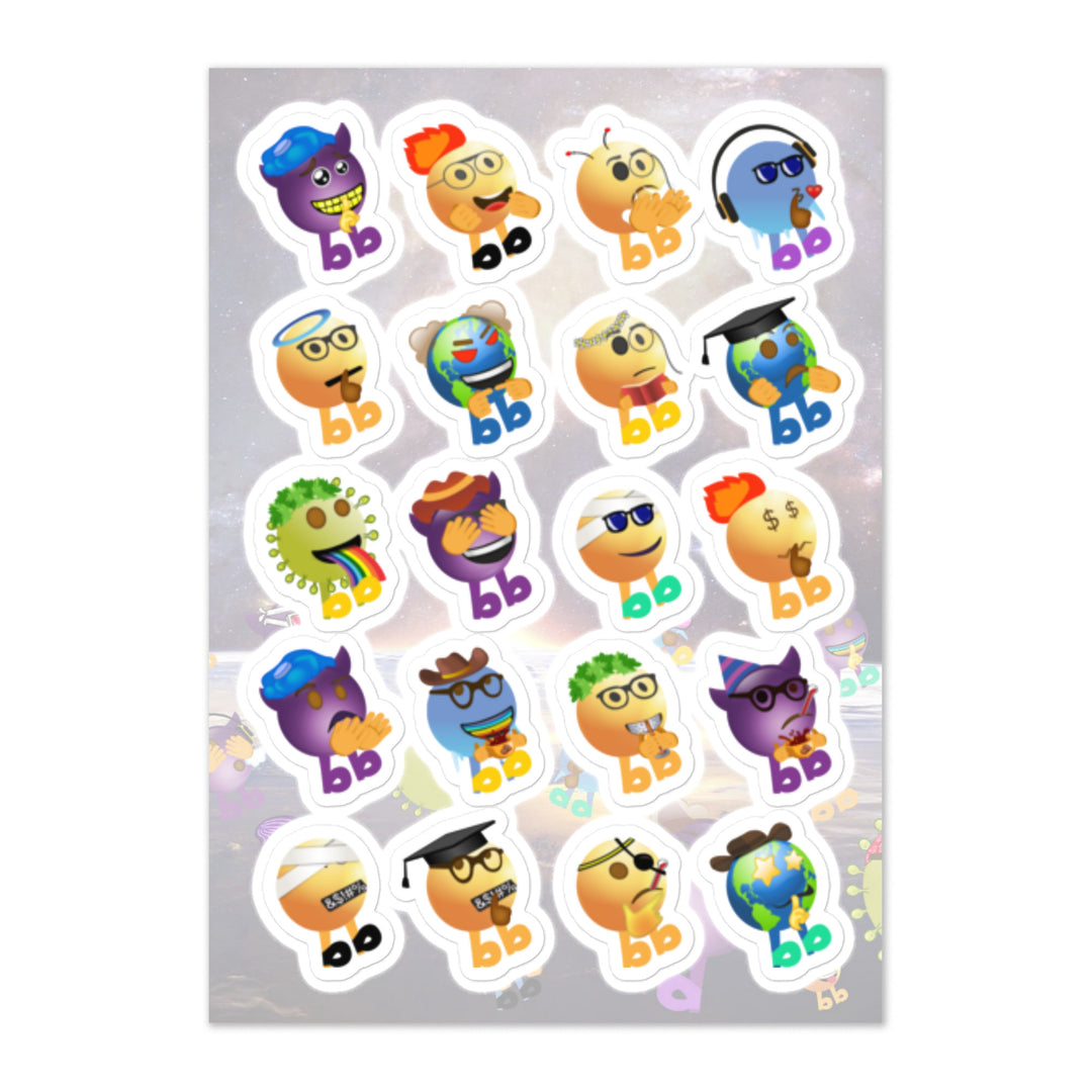 Megabb Buddy Stickers - Emojibb