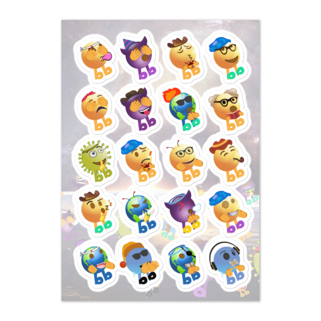 Megabb Buddy Stickers - Emojibb