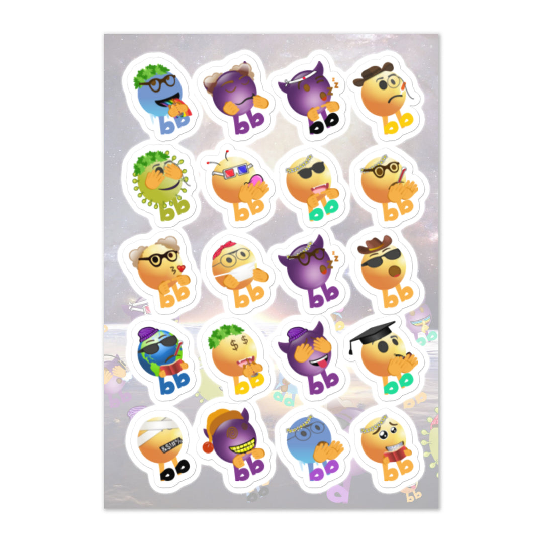 Megabb Buddy Stickers - Emojibb