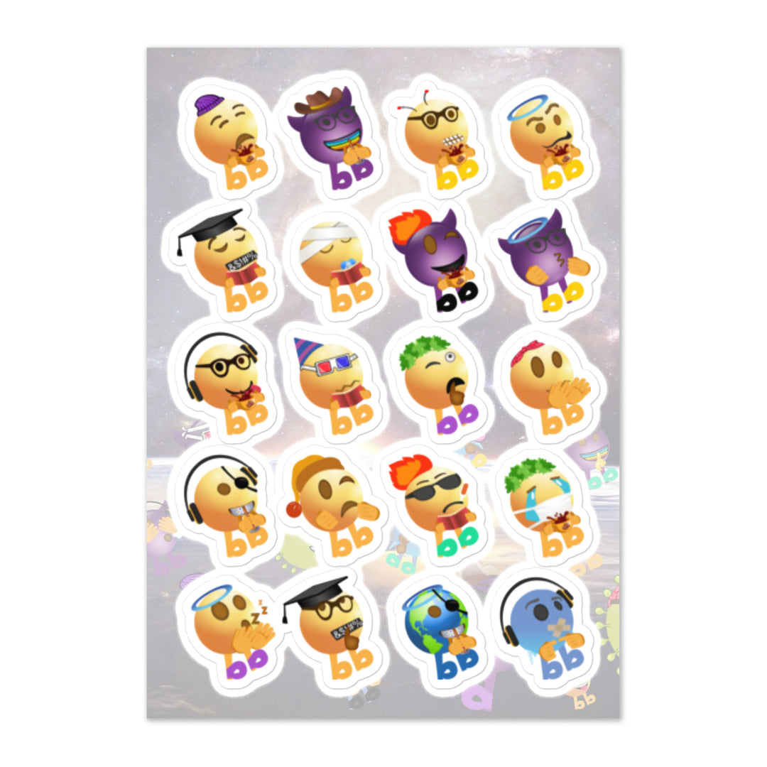 Megabb Buddy Stickers - Emojibb