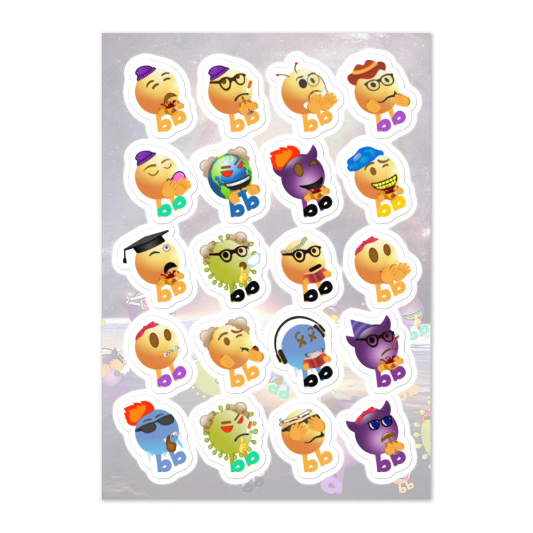 Megabb Buddy Stickers - Emojibb