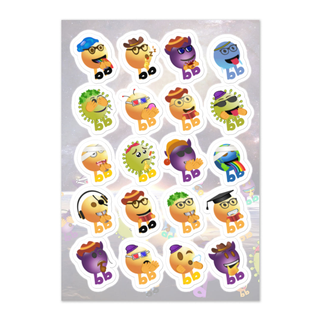 Megabb Buddy Stickers - Emojibb