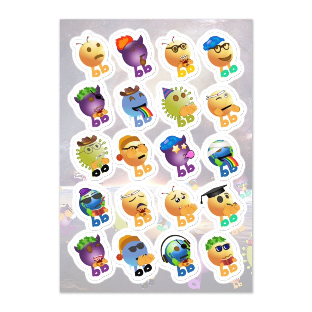 Megabb Buddy Stickers - Emojibb