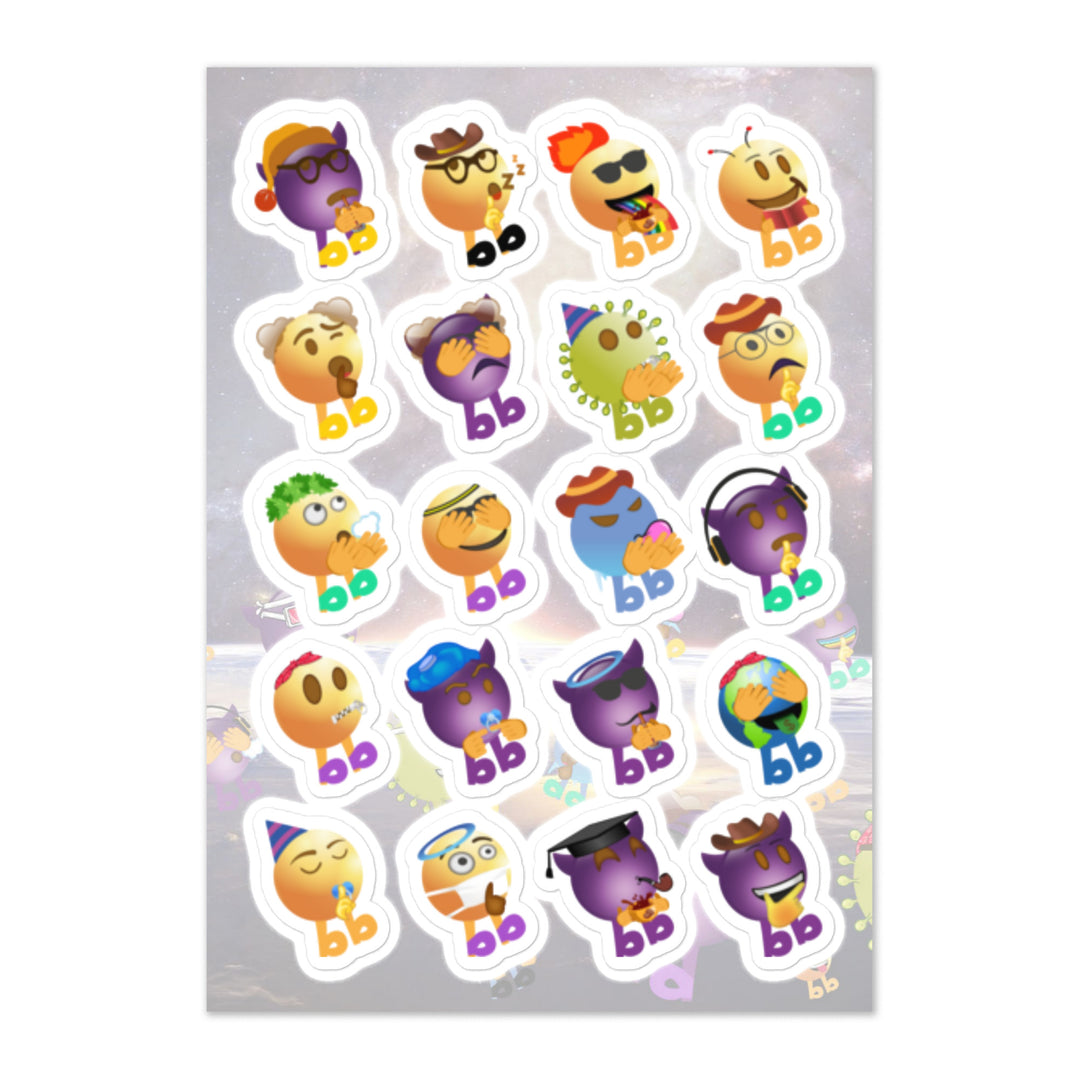 Megabb Buddy Stickers - Emojibb