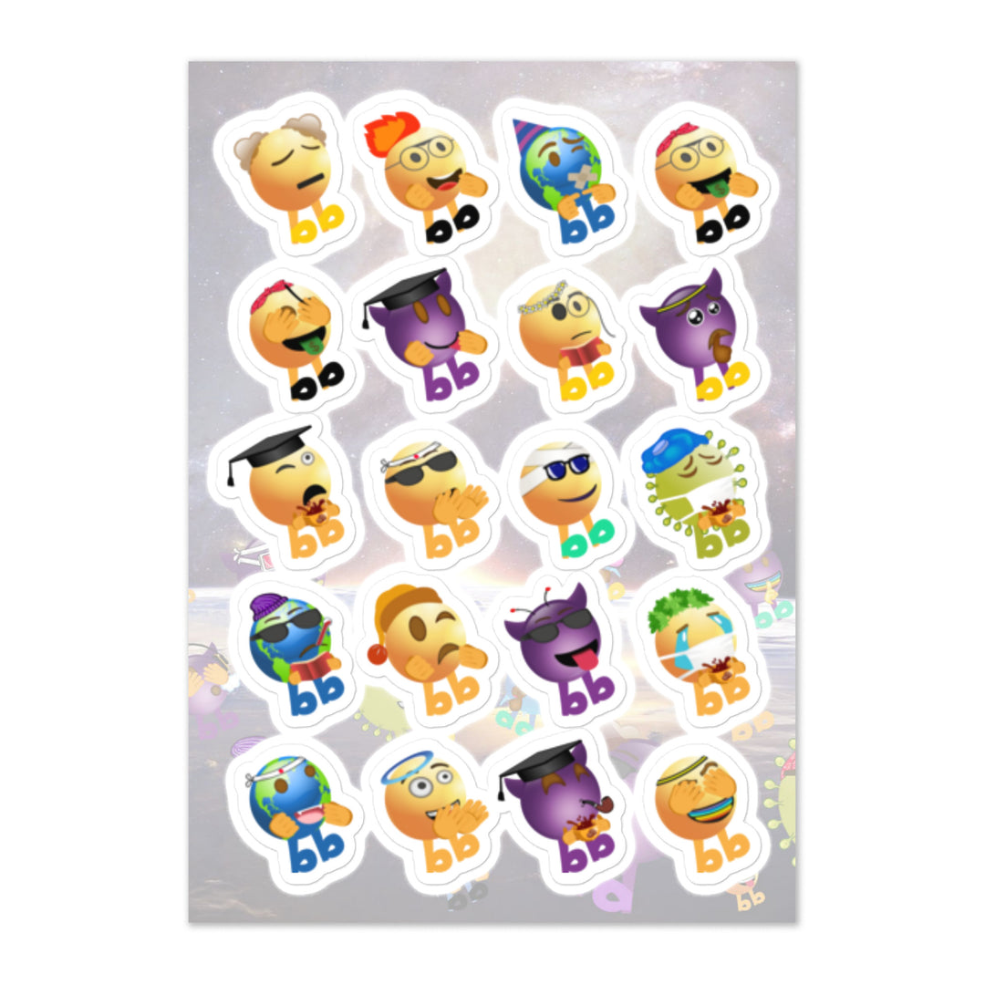 Megabb Buddy Stickers - Emojibb