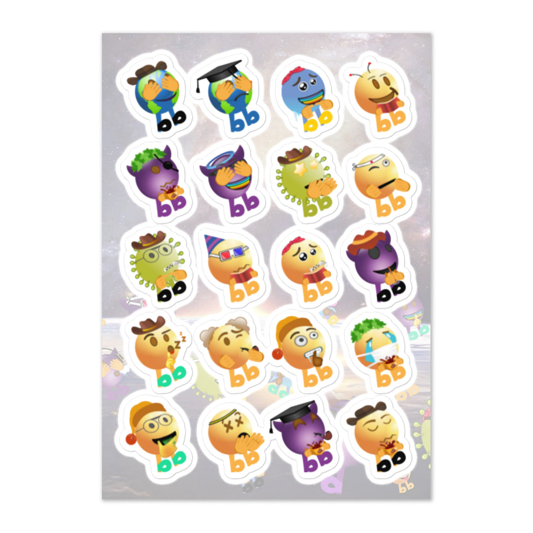 Megabb Buddy Stickers - Emojibb