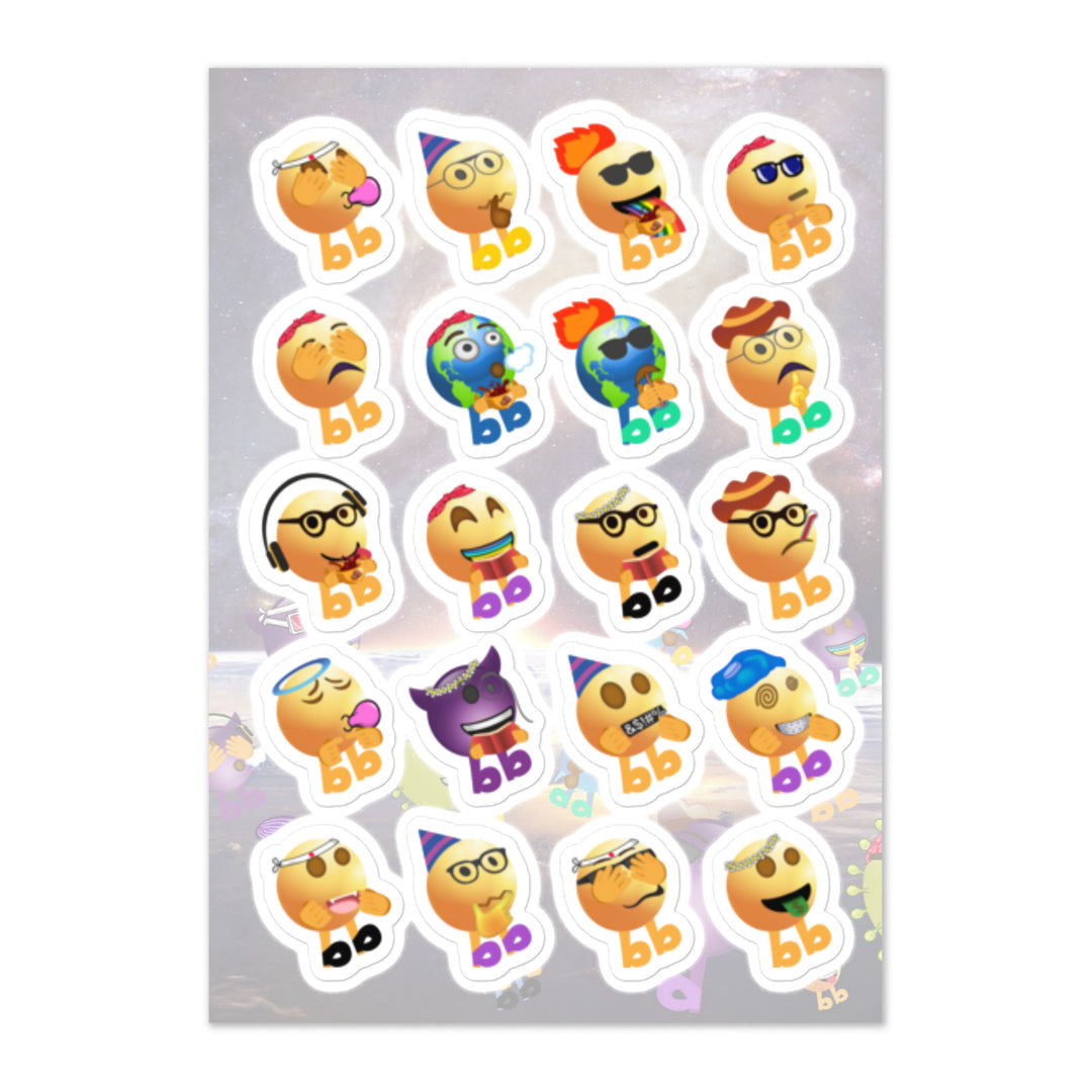 Megabb Buddy Stickers - Emojibb